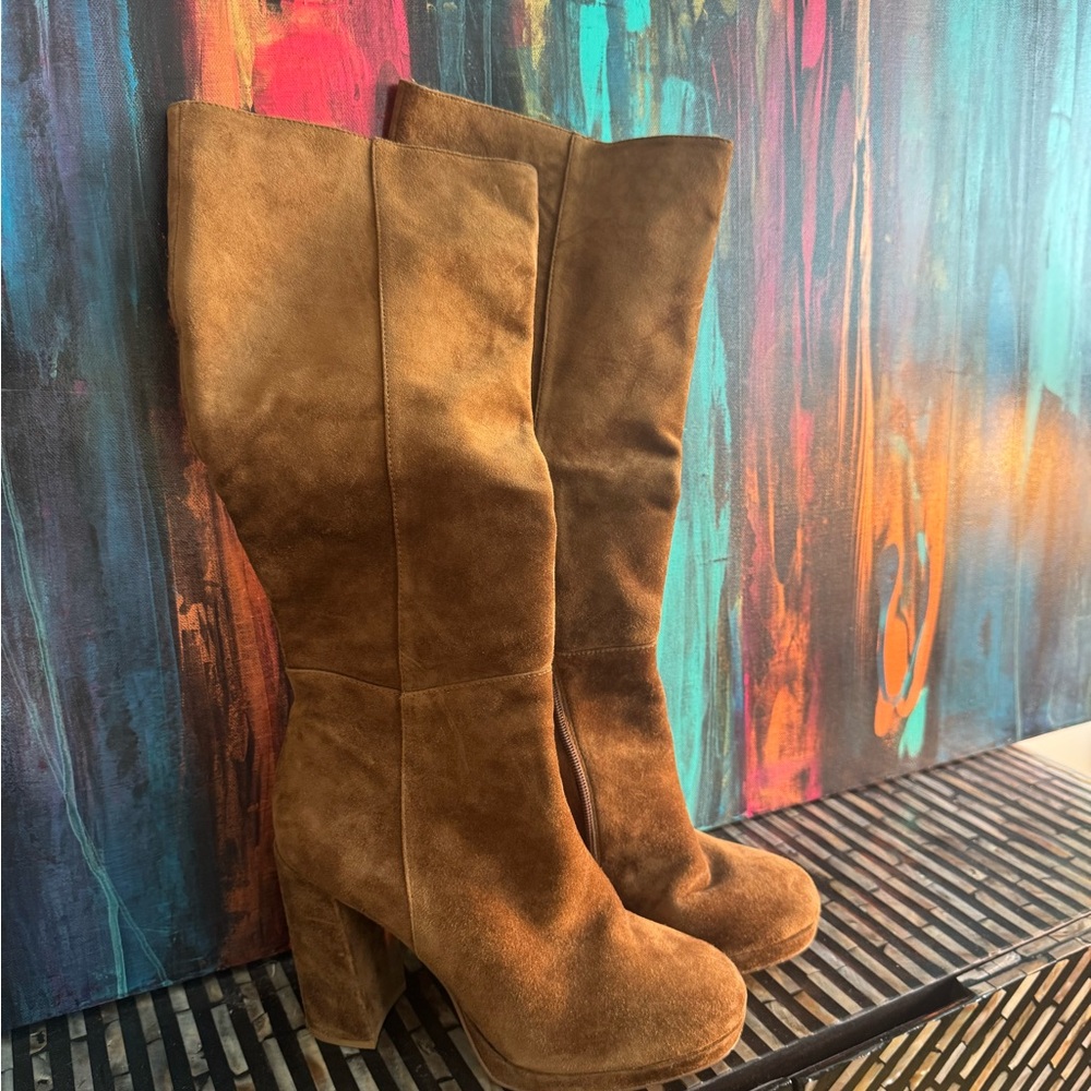 Brown Suede Women's Boots